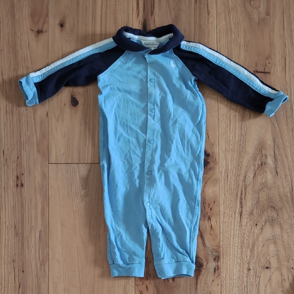 Ralph Lauren Blue and Navy Kids Bodysuit